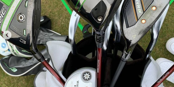 Annika Sorenstam’s bag at the Scandinavian Mixed